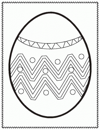 plain easter egg coloring pages : New Coloring Pages