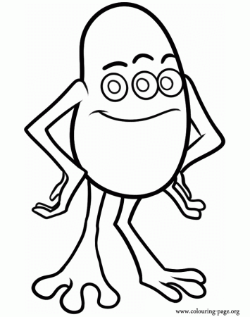 Fungus coloring page – Monsters University | coloring pages