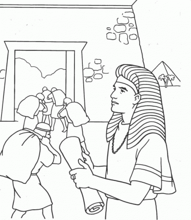 Joseph Pharaoh Coloring Sheet