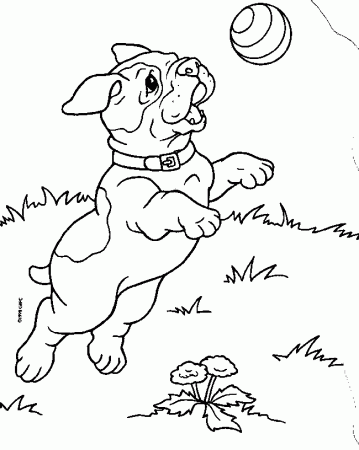 puppy coloring pages #