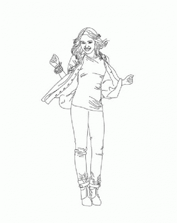 Free Printable Hannah Montana Coloring Pages For Kids