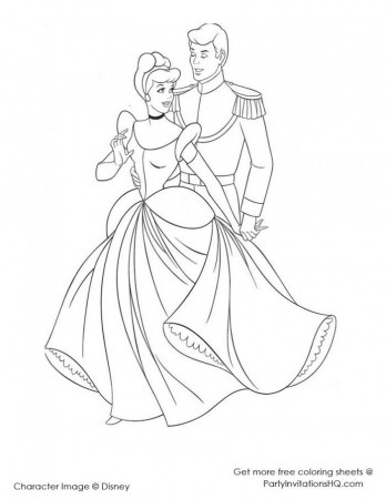 Beautiful Cinderella Coloring Pages « Printable Coloring Pages
