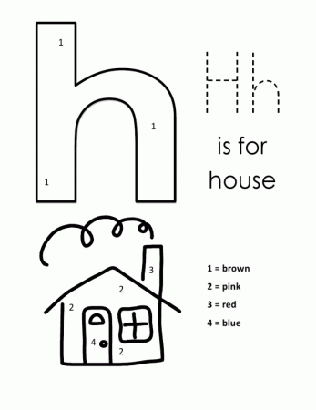 Letter H Coloring Pages Letter H Coloring Pages 296272 H Coloring 