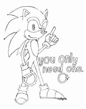 Free Coloring Pages of Sonic | Coloring Pages