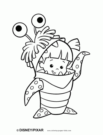 Monsters Inc - Coloring Pages for Kids and for Adults