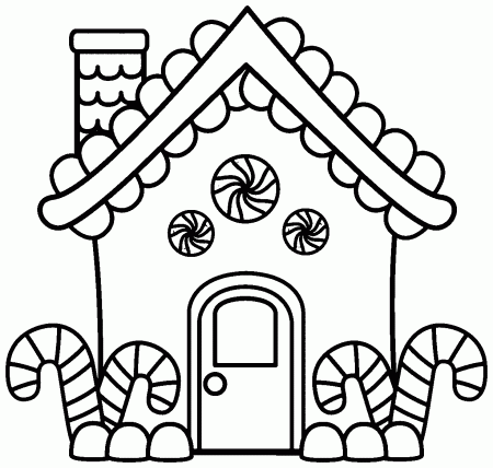 Gingerbread House Coloring Page WeColoringPage 14 | Wecoloringpage
