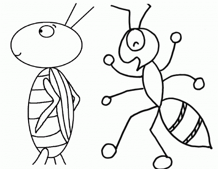 Printable Ant Coloring Pages | Coloring Me