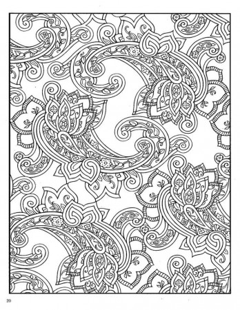 12 Pics of Paisley Design Coloring Pages Animals - Paisley Designs ...