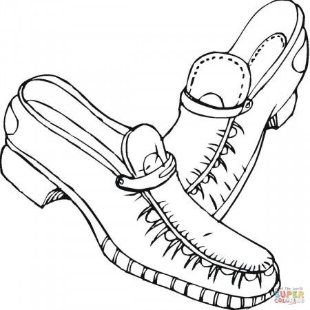 Converse Shoes coloring page | Free Printable Coloring Pages