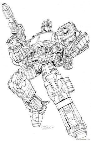 autobots optimus prime coloring pages Coloring4free - Coloring4Free.com