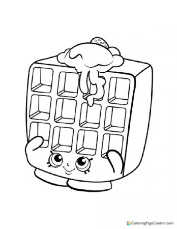 waffle | Coloring Page Central