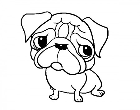 Pug Coloring Pages - Best Coloring Pages For Kids