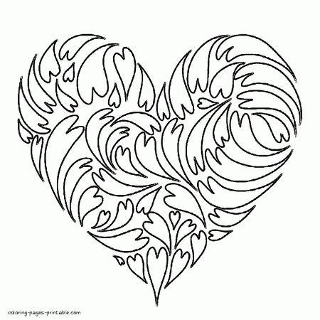 Bathroom Ideas : Printable Hearts Coloring Pages Free Cute Love For Adults  Printable Hearts Coloring Pages ~ Communiti Kids