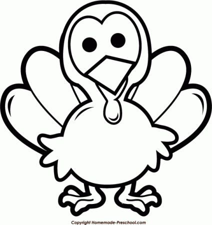 Turkey Outline Free Clipart - Clipart Kid
