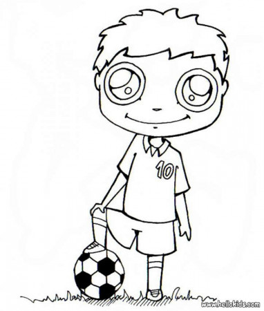 Soccer Messi Coloring Pages | Cooloring.com