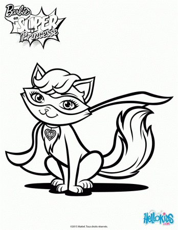 Barbie Pets Coloring Pages - High Quality Coloring Pages