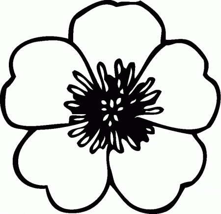 Coloring Flower Coloring Pages - Coloring Pages For All Ages