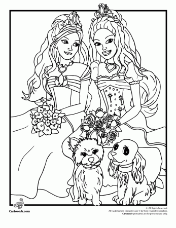 Barbie Coloring Pages To Color - Coloring Pages For All Ages