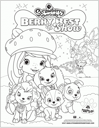 Strawberry Shortcake: Berry Best In Show Free Printable
