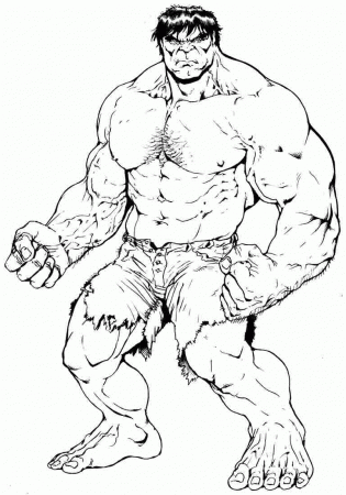 Studying Free Printable Hulk Coloring Pages For Kids - Widetheme