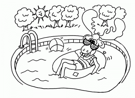 6 Pics of Swimming Coloring Pages Printable - Free-Swimming ...