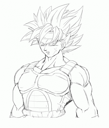 Bardock Super Saiyan 4 Coloring Pages - Coloring Pages For All Ages