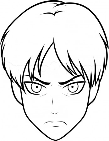 Printable Eren Yeager Coloring Page - Anime Coloring Pages