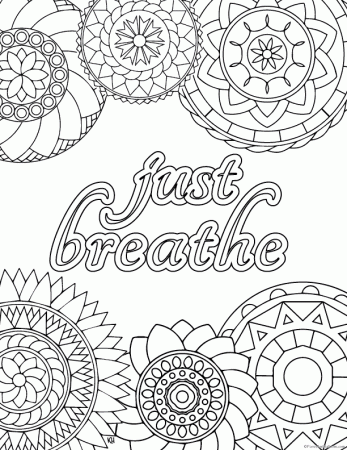 Stress Relief Coloring Pages (To Help You Find Your Zen)