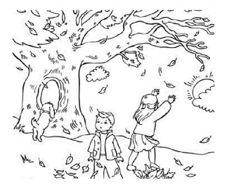 Fall season #164039 (Nature) – Printable coloring pages