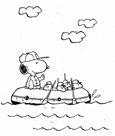 Free Printable Snoopy Coloring Pages For Kids