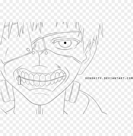 modest tokyo ghoul coloring pages anime png - 3d tokyo ghoul kaneki ken  cosplay mask for hallowee PNG image with transparent background | TOPpng