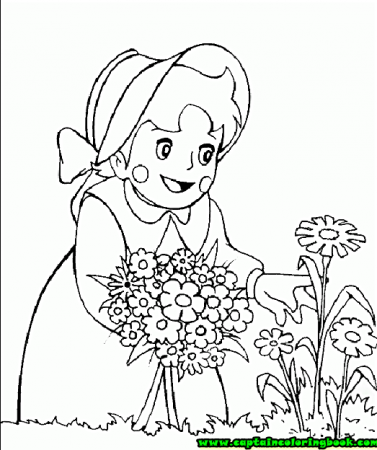 Heidi coloring pages pdf download | Coloring pages, Cartoon ...