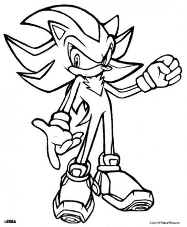 Sonic Coloring Pages Shadow | Sonic Coloring Pages | Coloring Pages For  Kids | Super coloring pages, Coloring pages, Cute coloring pages