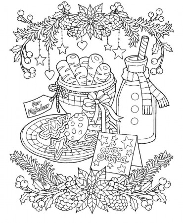 Christmas Milk and Cookies Coloring Page | Free christmas coloring pages,  Printable christmas coloring pages, Christmas coloring books