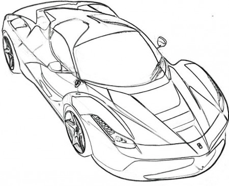 Ferrari Spider Coloring Page - Ferrari car coloring pages | Cars ...