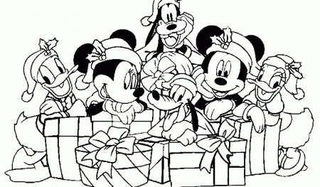 Christmas Disney Coloring Pages Disney Coloring Pages Free ...