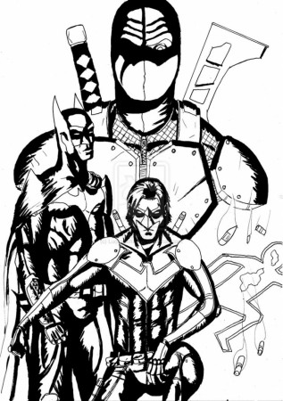 Interesting photograph series of deathstroke coloring pages right ...