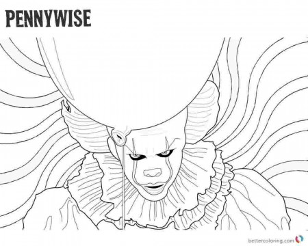 Shih tzu coloring pages It clown coloring pages pennywise coloring ...