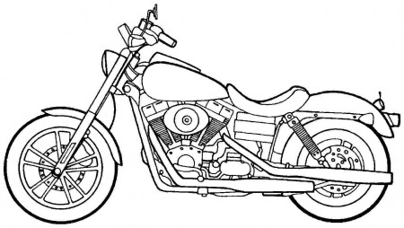 Motorcycle Coloring Pages Printable - Auromas.com