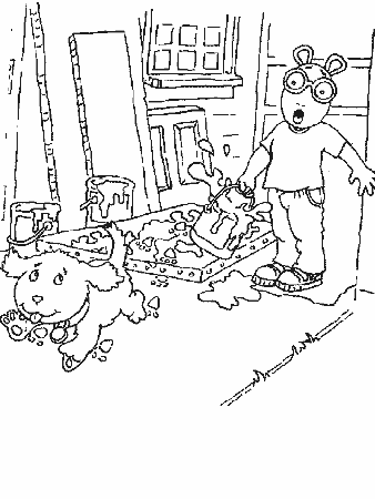 Coloring Pages Arthur And Friends - Coloring Page