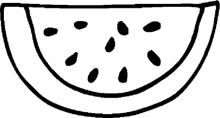 Watermelon Coloring Pages - GetColoringPages.com