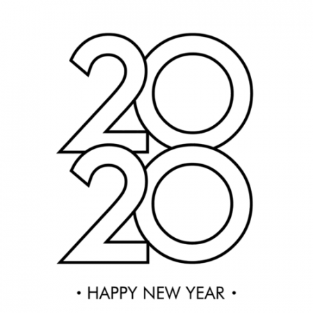 22 Free New Year 2020 Coloring Pages Printable