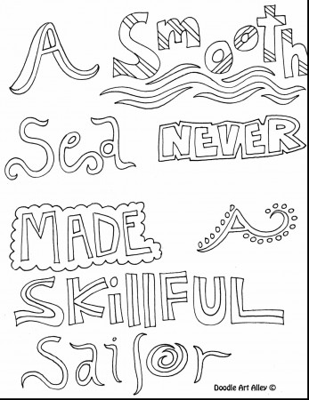 Coloring Pages Quotes 23 Printable Inspirational Quotes Coloring ...