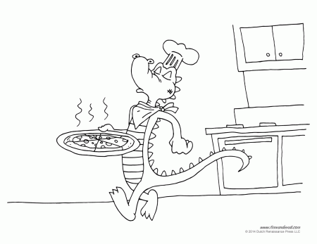 alligator-coloring-pages-04 - Tim's Printables