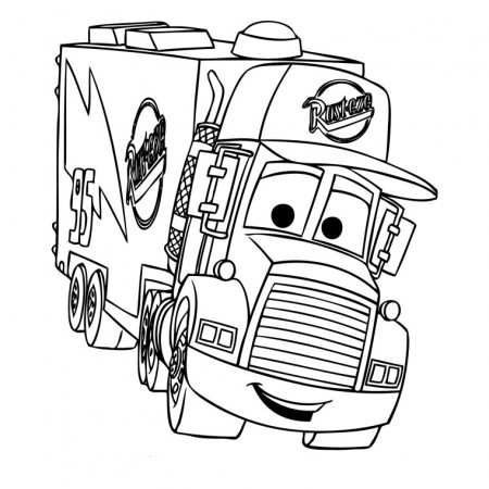 Drawing Truck #135707 (Transportation) – Printable coloring pages