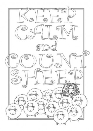 Keep Calm and Count Sheep - Don't Be Such A Square