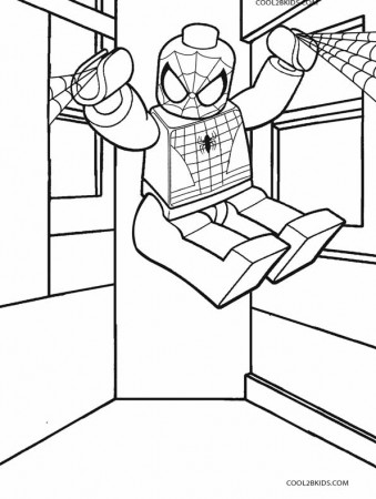 Printable Spiderman Coloring Pages For Kids