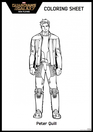 free printable coloring pages guardians of the galaxy