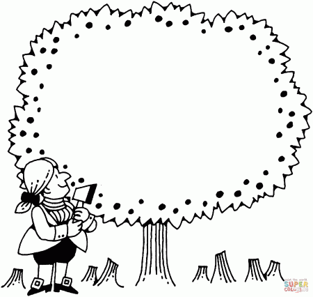 Cherry tree coloring pages | Free Coloring Pages