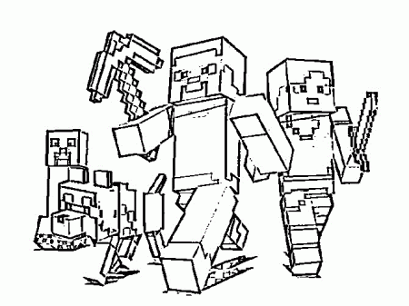 Minecraft Coloring Pages | Free Printable 16 Minecraft Coloring Pages